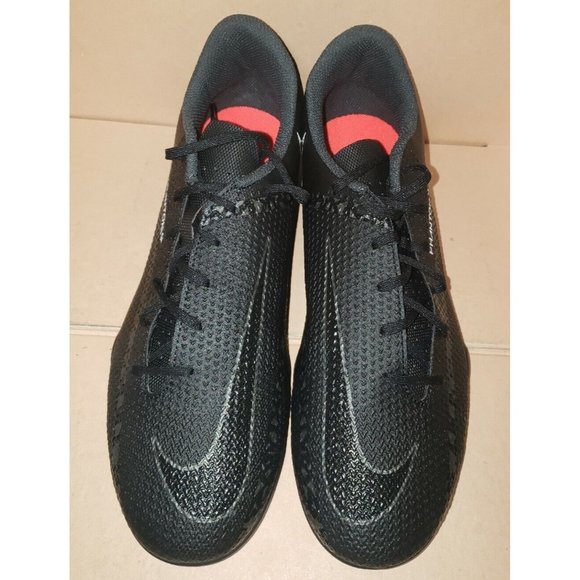 NIKE PHANTOM GT CLUB BLACK SOCCER CLEATS Men's Size 9 NEW - Picture 14 of 16
